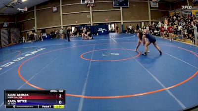 160 lbs Quarterfinal - Alize Acosta, Snow College vs Kara Noyce, UT Tech