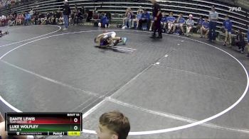 60 lbs Finals (8 Team) - Dante Lewis, Team Oregon vs Luke Wolfley, Idaho