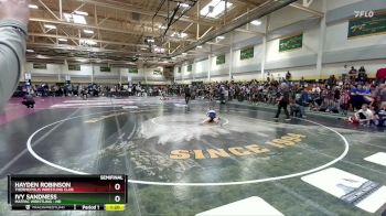 73 lbs Semifinal - Hayden Robinson, Thermopolis Wrestling Club vs Ivy Sandness, MATPAC Wrestling - ND