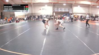 157 lbs Cons. Round 4 - Vinnie Abbey, Indiana Tech vs Bryce Doss, University Of Indianapolis