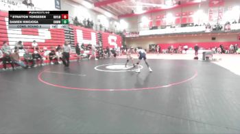 106 lbs Cons. Round 5 - Damien Hinojosa, Chiawana vs Stratton Yorgesen, Royal