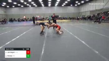 135 lbs Semifinal - Josey Jernegan, Threestyle Wrestling vs Jake Honey, Driller Wrestling Club