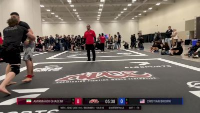 Amirmahdi Ghasemi vs Cristian Brown 2025 ADCC Niagara Open