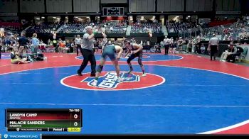 7A-150 lbs Semifinal - Malachi Sanders, Marietta vs Landyn Camp, Newton