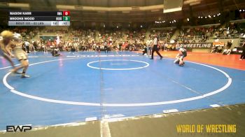 52 lbs Consi Of 16 #2 - Mason Karr, Roundtree Wrestling Academy vs Brooks Wood, Husky Wrestling Club
