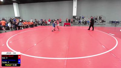 106 lbs Curran Meyer, Iowa vs Parker Williams, Florida