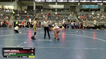 120 lbs Champ. Round 2 - Andrik Sorrells, Norfolk Jr Wrestling Club vs Kain Ornelas, Team Zapas