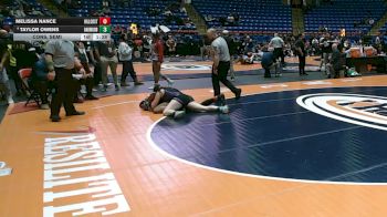 155 lbs Cons. Semi - Taylor Owens, Fithian (Oakwood) vs Melissa Nance, Country Club Hills (Hillcrest)