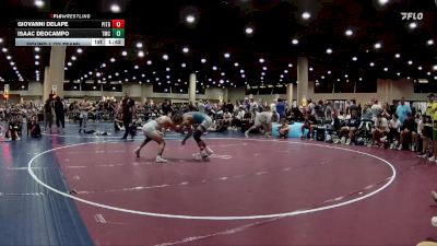 132 lbs Round 1 (32 Team) - Isaac DeOcampo, Team Mat Clash vs Giovanni Delape, Florida Pittbulls