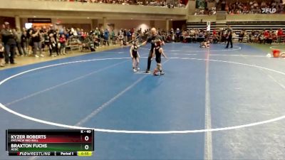 40 lbs Cons. Round 2 - Kyzer Roberts, FMT/MCW Red Bull vs Braxton Fuchs, ACGC