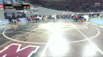 5A Boys 157 lbs Quarterfinal - Seth Wynn, Lebanon Boys vs Ruben Casner, Mountain View Boys
