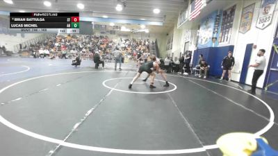 165 lbs Cons. Round 4 - Brian Battulga, South Torrance vs Lucas Michel, Aliso Niguel