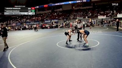 D 2 138 lbs Cons. Round 4 - Nathan Najolia, Lakeshore vs Keaton Wheeler, Archbishop Hannan