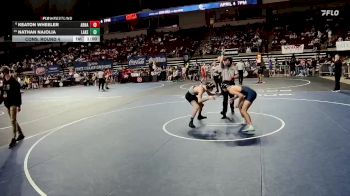 D 2 138 lbs Cons. Round 4 - Nathan Najolia, Lakeshore vs Keaton Wheeler, Archbishop Hannan