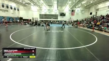 144 lbs Placement (4 Team) - Jackson Eversman, Thompson Valley vs Broc Fletcher, Rock Springs