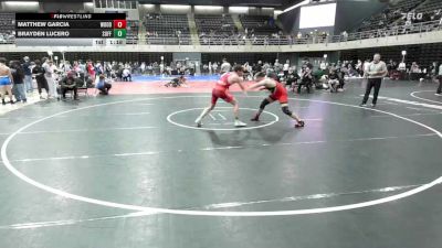 189 lbs Consi Of 4 - Matthew Garcia, Woodbine vs Brayden Lucero, Suffolk