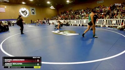 175 lbs Champ. Round 2 - Ramon Arredondo, Bullard vs Adrian Benjamin, Evergreen