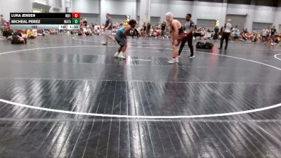153 lbs Round 2 (8 Team) - Micheal Perez, Mat Assassins Black vs Luka Jensen, Indiana Outlaws