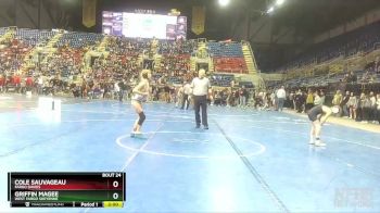 106 lbs Champ. Round 1 - Griffin Magee, West Fargo Sheyenne vs Cole Sauvageau, Fargo Davies