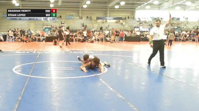 126 lbs Rr Rnd 1 - Keaghan Hewitt, TNWC White - HSB vs Ethan Lopez, Whitted Trained National Dual Team - HSB