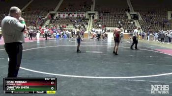 132 lbs Cons. Round 4 - Christian Smith, W. S. Neal vs Noah Morgan, Cleburne County