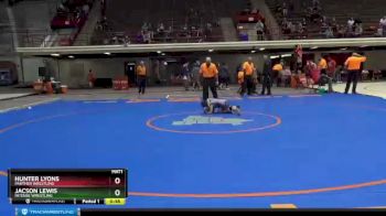 53 lbs Round 1 - Hunter Lyons, Panther Wrestling vs Jacson Lewis, Intense Wrestling