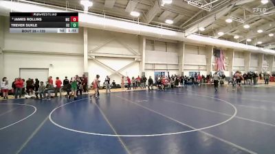 132 lbs Champ. Round 1 - James Rollins, Mountain Crest vs Trever Sukle, Delta High School