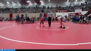 285 lbs Champ. Round 2 - Perris Green, Warren Wrestling Academy vs Devin Fox, Hebron Hawks WC