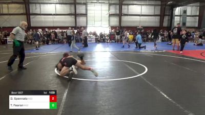 95 lbs Quarterfinal - Dominic Spennato, Red Lion vs Terrence James Fearon, Red Devil