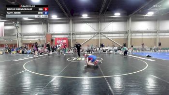 54 kg Rr Rnd 8 - Brielle Prendergast, South Hills Wrestling Academy - GK8E vs Faith Jones, New England Trappers Red - GK8E