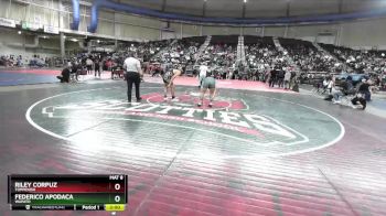 1A West 150 lbs Quarterfinal - Federico Apodaca, Wapato vs Riley Corpuz, Toppenish