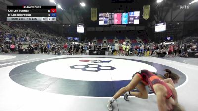 100 lbs Cons. Rd Of 32 - Kaitlyn Turner, VA vs Chloe Sheffield, IA