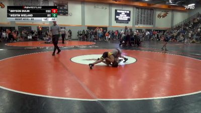 86 lbs Quarterfinal - Bryson Dulin, VS Viking Wrestling Club vs Westin Wieland, Indee Mat Club