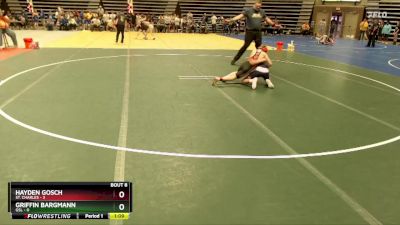 95 lbs Semis & 1st Wrestleback (8 Team) - Griffin Bargmann, GSL vs Hayden Gosch, St. Charles
