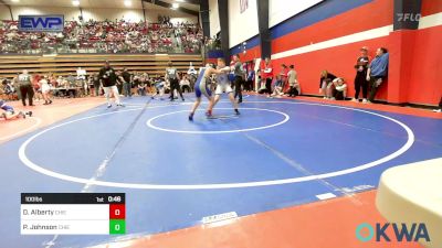 100 lbs Consi Of 8 #2 - Drew Alberty, Chieftain Wrestling Club vs Payton Johnson, Chieftain Wrestling Club