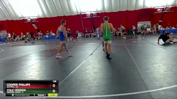 138 lbs Round 2 (6 Team) - Cooper Phillips, Olympia vs Cole Henson, Geneseo White