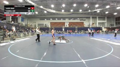 125 lbs 1st Place Match - Alex Diaz, NYU vs Cadell Lee, USMAPS