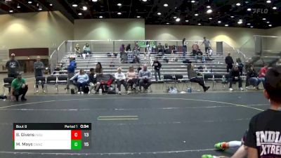75 lbs Finals (8 Team) - Blake Givens, Indiana Outlaws vs Miles Mays, Contenders WA Green