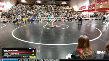 120 lbs Semifinal - Kolten Powers, Sheridan vs Axel Mackinnon, Green River
