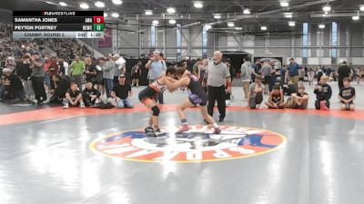 81 lbs Cons. Sub-semis - Alexandria Brock, Takedown Express Wrestling Club vs Amber Wilson, Potlatch Wrestling Club