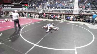 145 lbs Rr Rnd 1 - Daisy Cushing, Bear Creek Jr. Wrestling vs Kylie Geis, Thermopolis WC