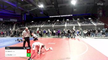 77 lbs 5th Place - Samual Baird, Elbert County Wranglers vs Jay Shafer, Laurel Matburners