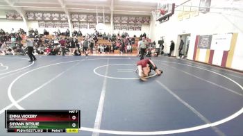 152 lbs Cons. Round 3 - Shyann Bitsuie, Coconino High School vs Emma Vickery, Red Mountain