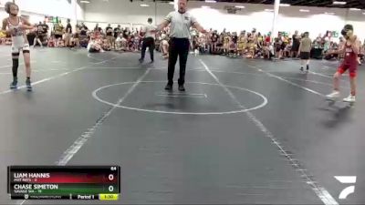 64 lbs Round 2 (8 Team) - Chase Simeton, Savage WA vs Liam Hannis, Mat Rats