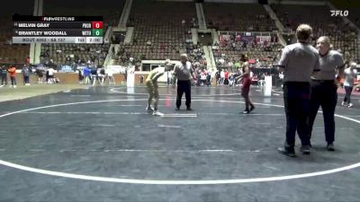 6A 157 lbs Champ. Round 2 - Melvin Gray, Park Crossing High School vs Brantley Woodall, Wetumpka