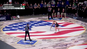 Cons. Round 3 - Jaxon Toennies, Rapid City Stevens vs Camden Tebay, Dell Rapids