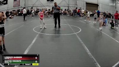 56 lbs Round 2 (4 Team) - Lorenzo Barbieri, Buxton vs Easton Vincente, Kraken