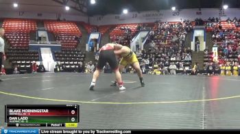 215 lbs Semifinals (8 Team) - Blake Morningstar, Whitehall HS vs Dan Ladd, Algonac HS