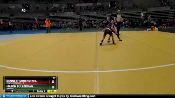 55 lbs Semis (4 Team) - Mason Bullerman, Adrian vs Bennett Sonenstahl, Staples-Motley