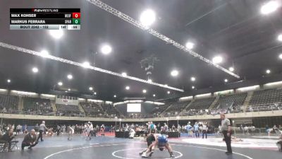 152 lbs Quarterfinal - Max Kohser, Wexford vs Markus Ferrara, Sparrow Bush